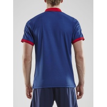 Craft Sport-Polo Pro Control (100% Polyester) navy blue/red Men